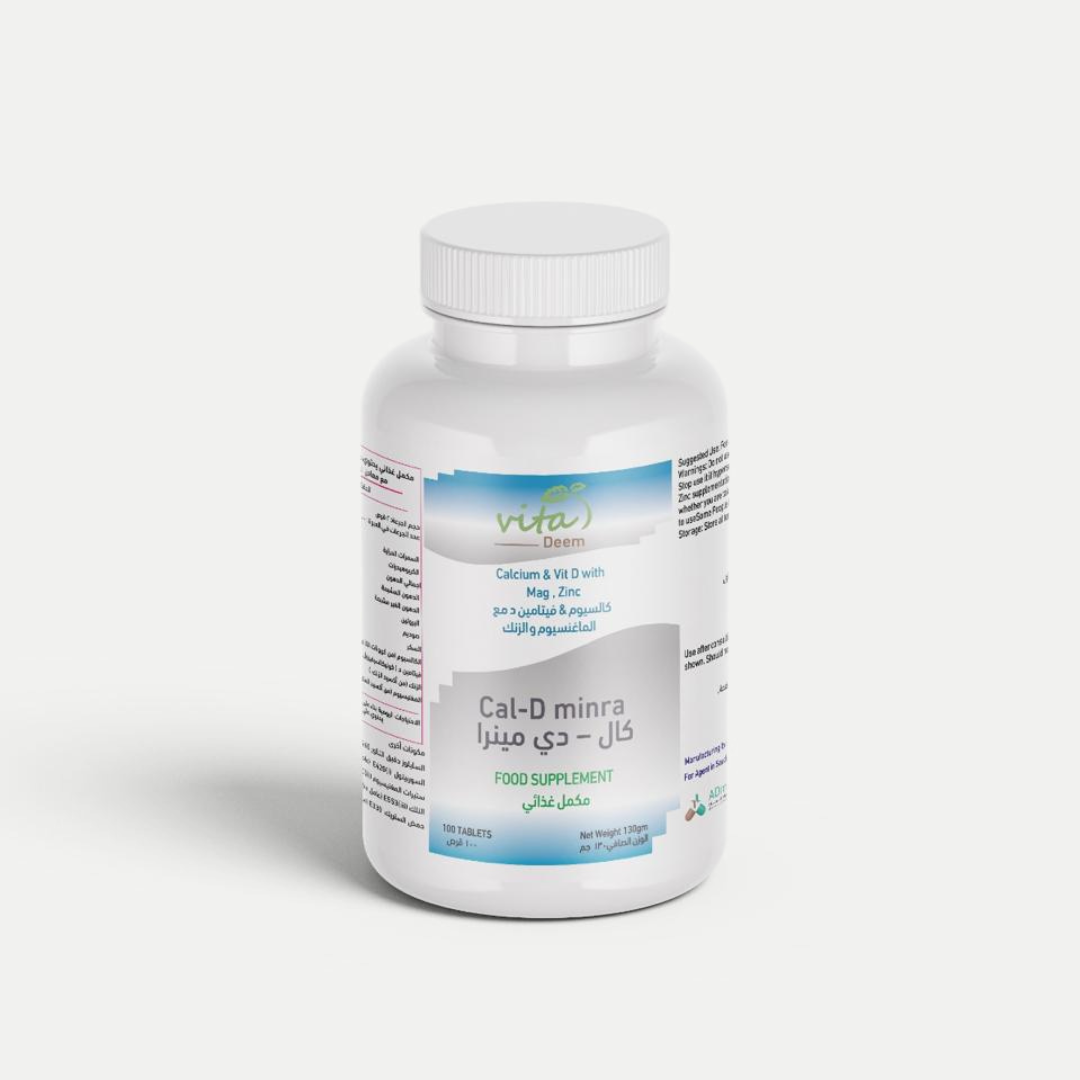 Cal-D Minera® Calcium, Vitamin D3, Magnesium & Zinc Tablets