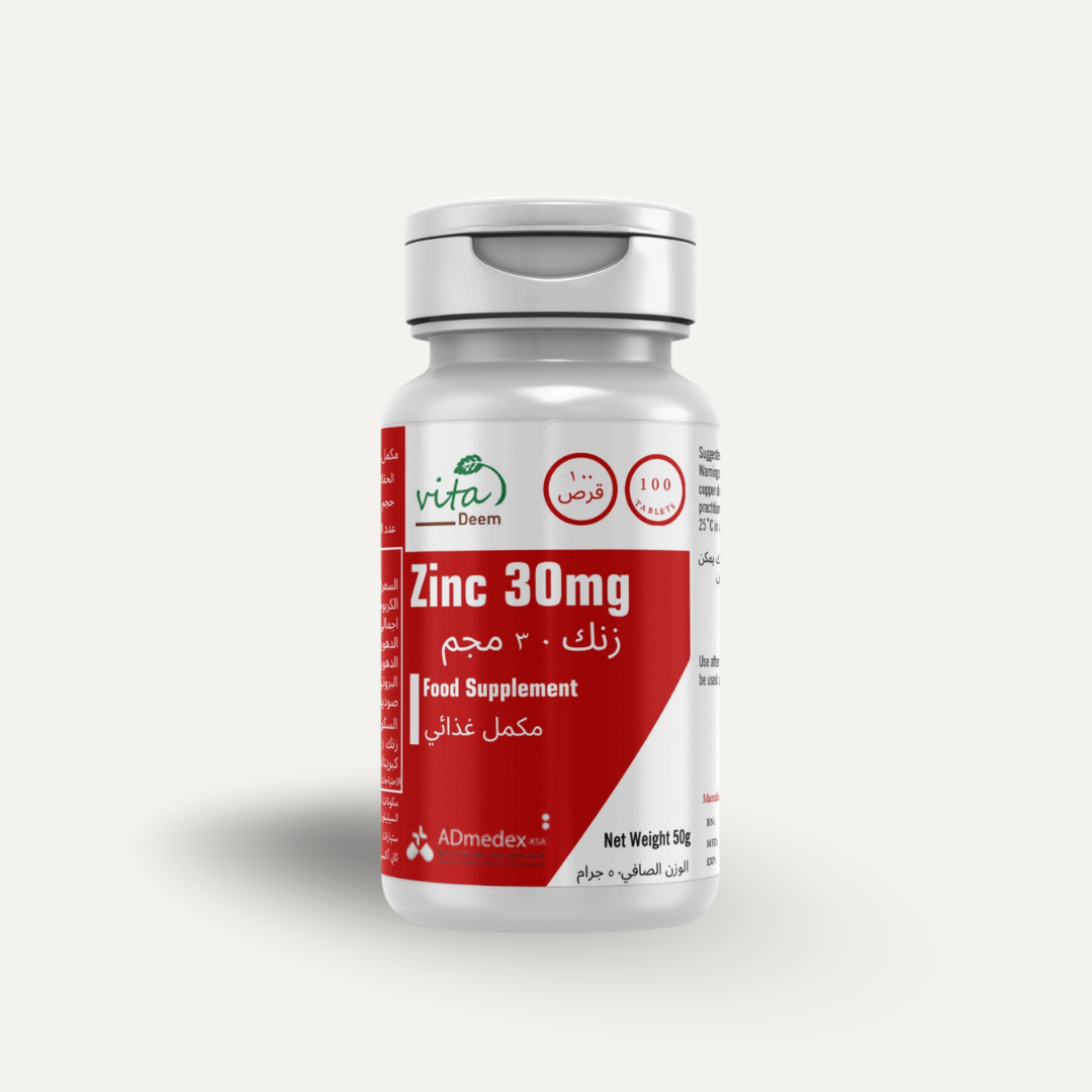 ZINC® 30 mg Zinc Tablets | Immune, Skin & Vitality Support